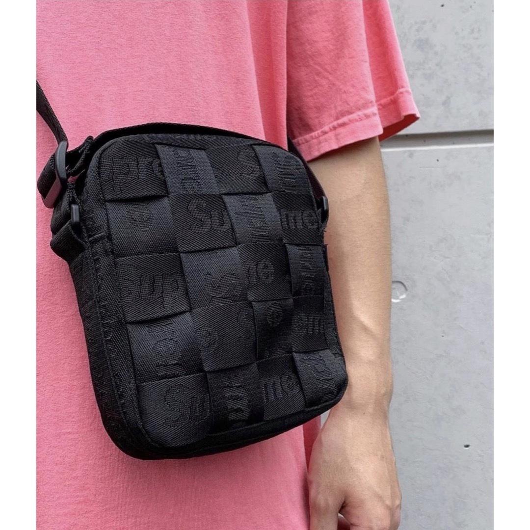 Supreme Woven Shoulder Bag Black