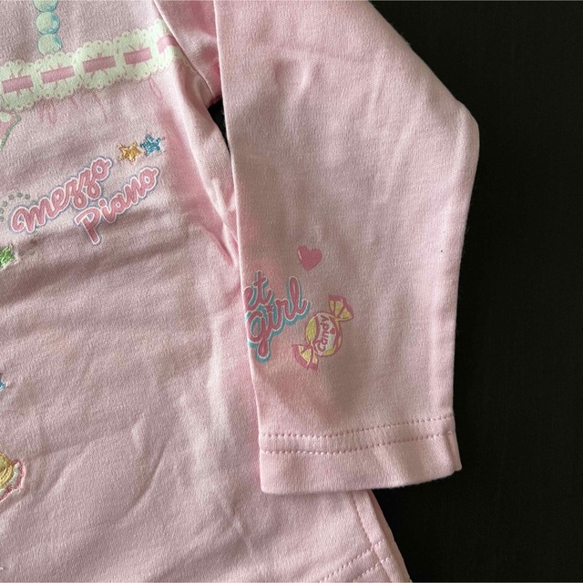 mezzo piano(メゾピアノ)の新品◆未使用　mezzo piano  トップス　90 キッズ/ベビー/マタニティのキッズ服女の子用(90cm~)(Tシャツ/カットソー)の商品写真