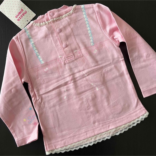 mezzo piano(メゾピアノ)の新品◆未使用　mezzo piano  トップス　90 キッズ/ベビー/マタニティのキッズ服女の子用(90cm~)(Tシャツ/カットソー)の商品写真