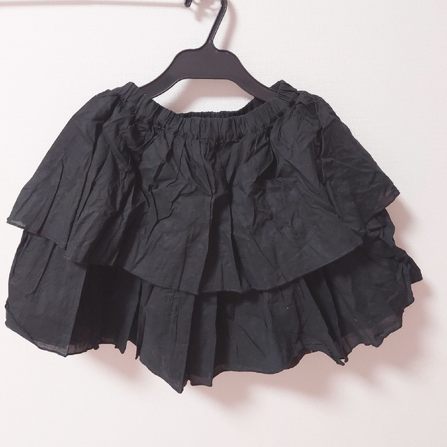 PEACE NOW(ピースナウ)のピースナウ♡スカート　ブラック レディースのスカート(ひざ丈スカート)の商品写真