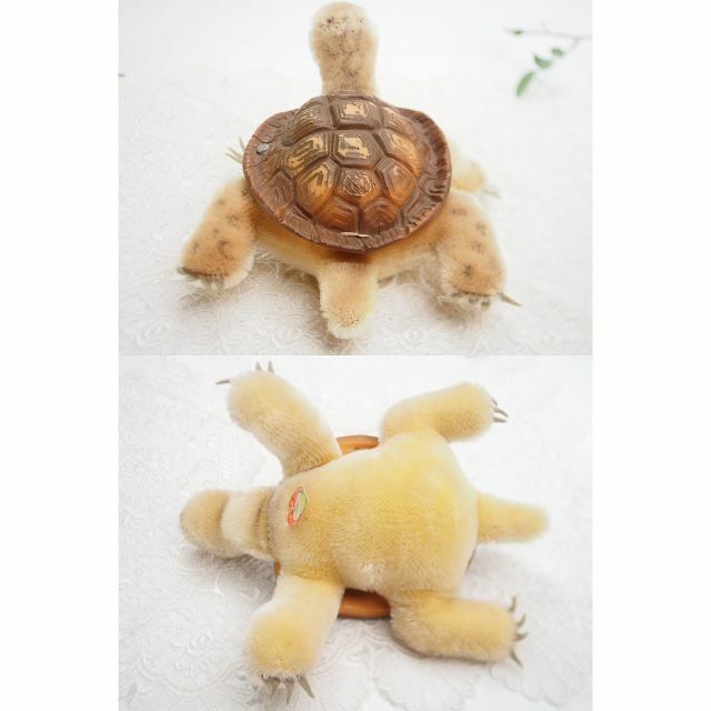 Steiff(シュタイフ)のシュタイフ★Slo Turtle★カメのソロ/タートル/亀★Steiff エンタメ/ホビーのおもちゃ/ぬいぐるみ(ぬいぐるみ)の商品写真