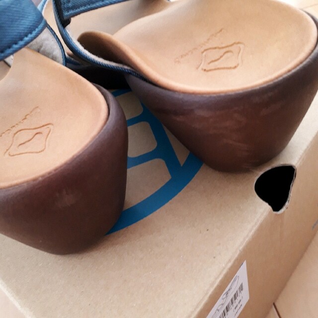 Regetta Canoe(リゲッタカヌー)のかずたん様　リゲッタカヌー　サンダル　ブルー　LL レディースの靴/シューズ(その他)の商品写真
