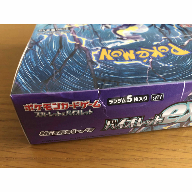 外箱凹みあり ポケモンカード バイオレットex 1BOX 新品未開封 ...