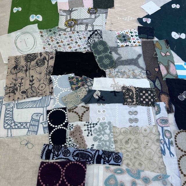 ご専用】ミナペルホネン 刺繍 おまとめ はぎれ33.37-