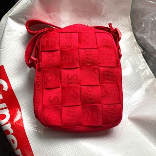 Supreme - Supreme Woven Shoulder Bag レッド 新品 正規品 の通販|ラクマ