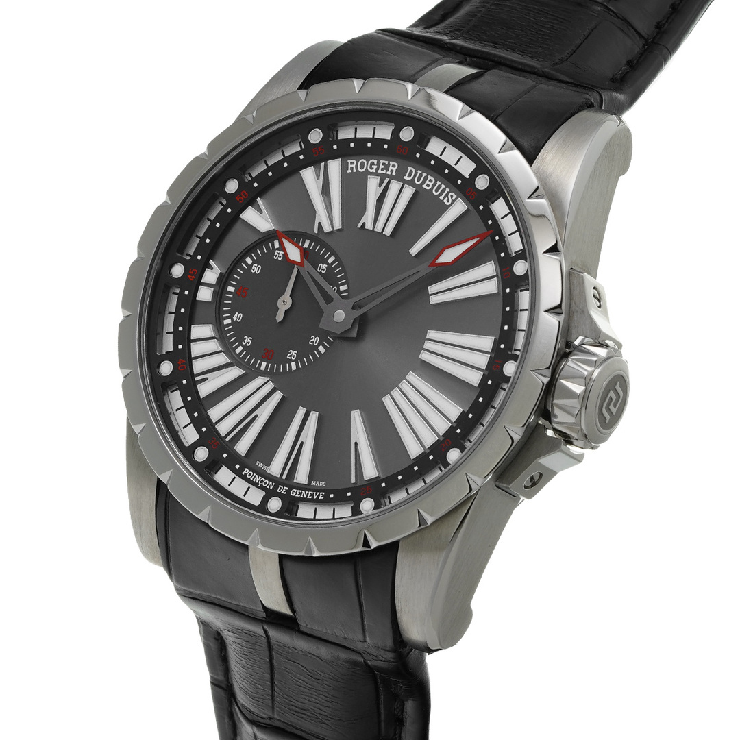 ROGER DUBUIS(ロジェデュブイ)の中古 ロジェ デュブイ ROGER DUBUIS DBEX0556 グレー メンズ 腕時計 メンズの時計(腕時計(アナログ))の商品写真