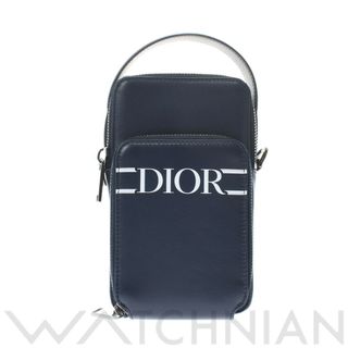 ディオール(Dior)の未使用 ディオール Dior 2ESCA326VLM_36BU ユニセックス ショルダーバッグ ネイビー グレインドカーフレザー(ショルダーバッグ)