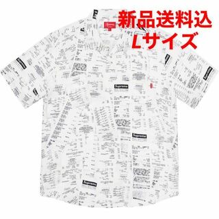 Supreme - Supreme Receipts Rayon S/S Shirt L