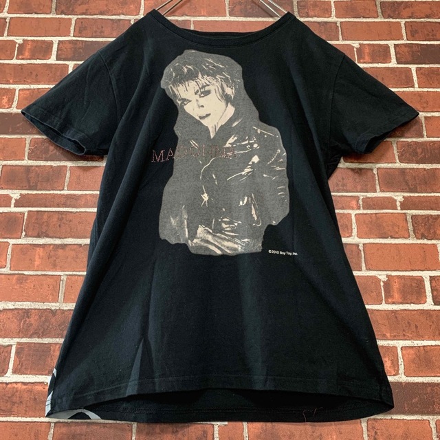 MUSIC TEE(ミュージックティー)の【激レア】MADONNA マドンナ　両面プリント　バンドTシャツ 半袖　古着 メンズのトップス(Tシャツ/カットソー(半袖/袖なし))の商品写真