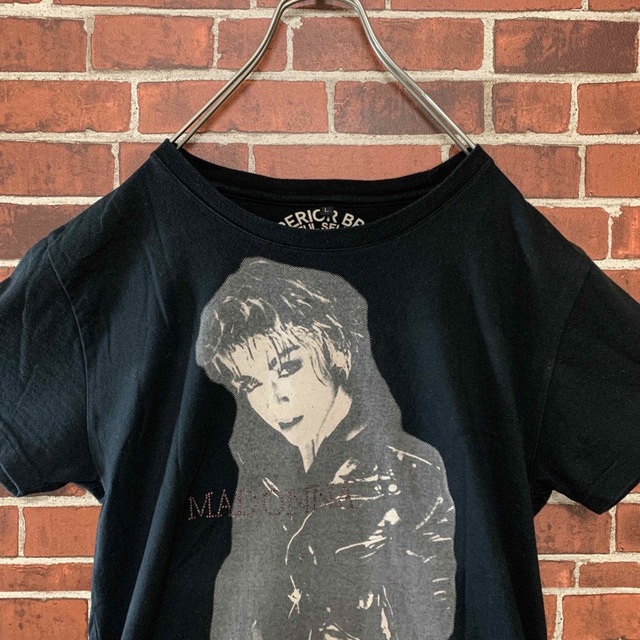 MUSIC TEE(ミュージックティー)の【激レア】MADONNA マドンナ　両面プリント　バンドTシャツ 半袖　古着 メンズのトップス(Tシャツ/カットソー(半袖/袖なし))の商品写真