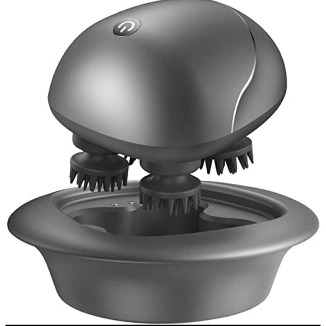 【最新版！】電動頭皮ブラシ  高品質・IPX7防水 浴室利用可 全身使用可  スマホ/家電/カメラの美容/健康(マッサージ機)の商品写真