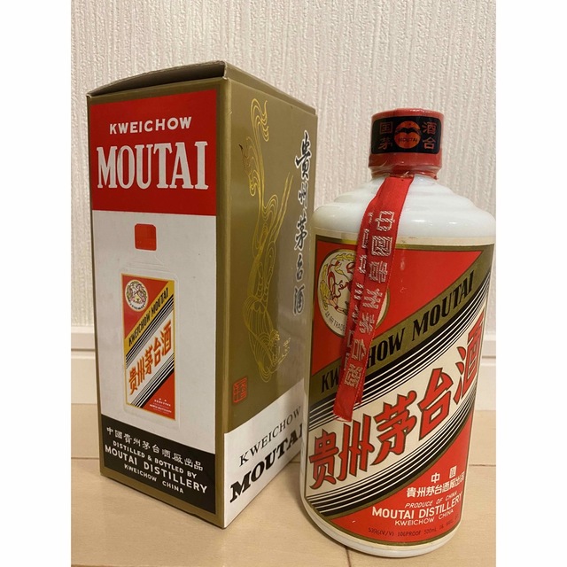 【希少】1999年 中国古酒 貴州茅台酒 マオタイ酒 天女ラベル 食品/飲料/酒の酒(その他)の商品写真