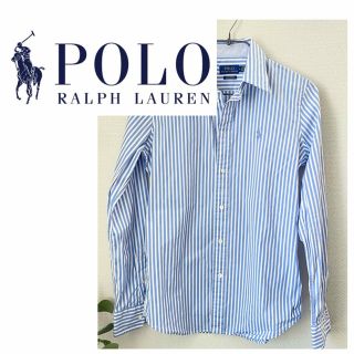 ポロラルフローレン(POLO RALPH LAUREN)の美品　ポロラルフローレン　スリムストレッチ　シャツ(シャツ/ブラウス(長袖/七分))