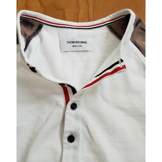 Thom Browne トムブラウン 七分丈Tシャツ カットソー 1 - Tシャツ