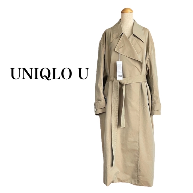 ユニクロユーUNIQLO Uトレンチコート　大きいXLサイズ　ロング丈