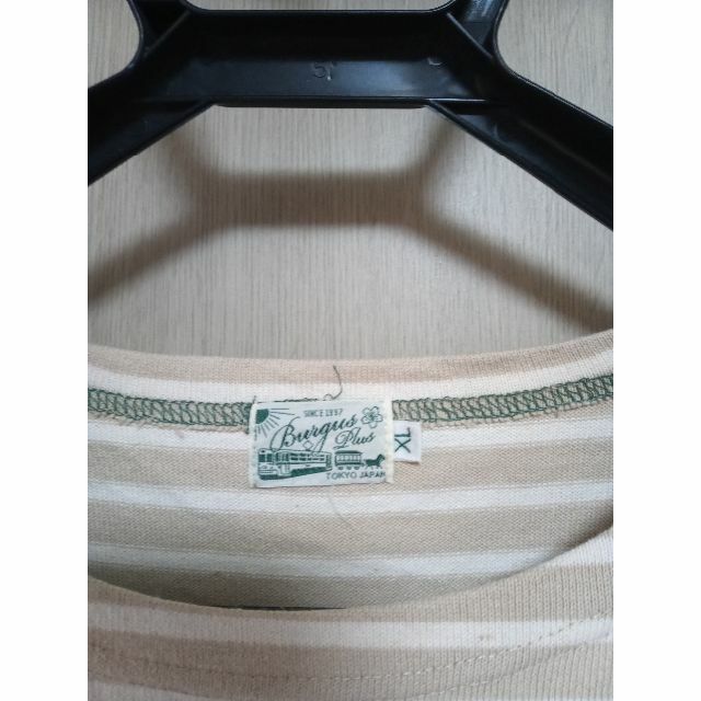 Burgus Plus(バーガスプラス)のバーガスプラス 半袖ボーダーポケットTシャツ XLサイズ メンズのトップス(Tシャツ/カットソー(半袖/袖なし))の商品写真