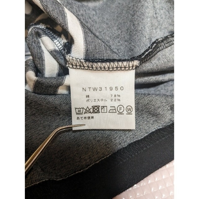 THE NORTH FACE(ザノースフェイス)のノースフェイス ショートスリーブパネルボーダーティー レディース Ｍサイズ 希少 レディースのトップス(Tシャツ(半袖/袖なし))の商品写真