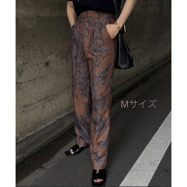 Ameri VINTAGE(アメリヴィンテージ)の新品 KEITAMARUYAMA × AMERI ブラウン PANTS Mサイズ レディースのパンツ(カジュアルパンツ)の商品写真