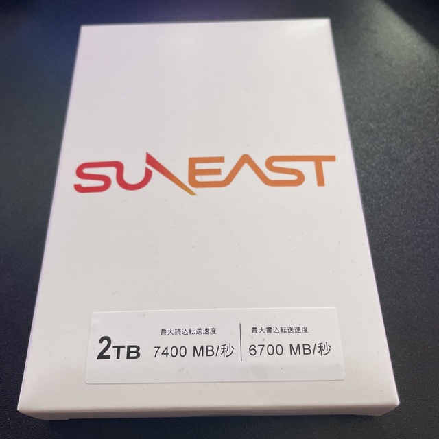 7000MBs書込SUNEAST M.2 SSD ヒートシンク付き　2TB ps5対応