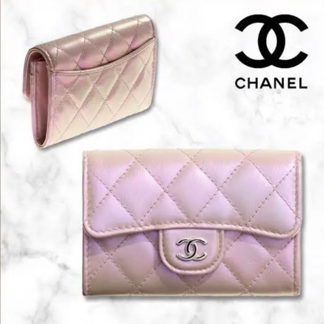 chanel ピンク オーロラ カードケース