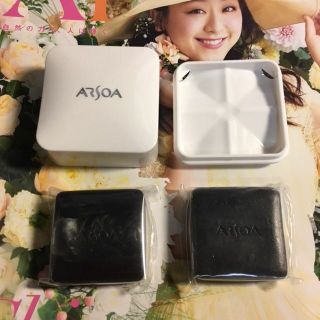 アルソア(ARSOA)のアルソア　クイーンシルバー　２０ｇ２個　 ケース　１個(洗顔料)