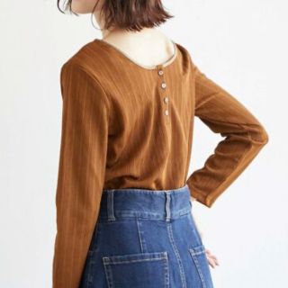 ロペピクニック(Rope' Picnic)の【新品】【2WAY】ヘンリーネックトップス(カットソー(長袖/七分))