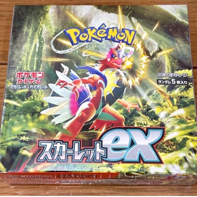 ポケモン(ポケモン)のポケモンガード　スカーレットex シュリンク付き　1box エンタメ/ホビーのトレーディングカード(Box/デッキ/パック)の商品写真