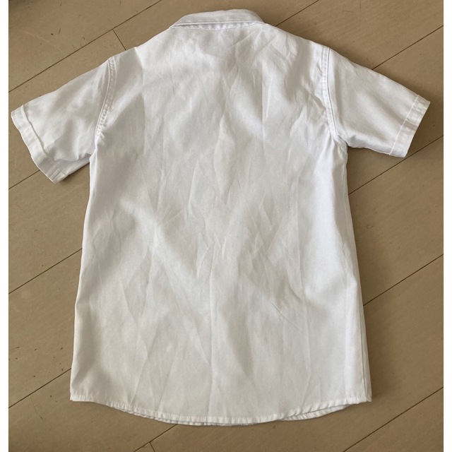 半袖白シャツ150〜160cm キッズ/ベビー/マタニティのキッズ服男の子用(90cm~)(ブラウス)の商品写真