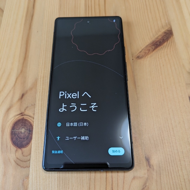 Google Pixel - 美品 Google Pixel 6a 128GB Chalk au版の通販