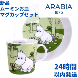 アラビア(ARABIA)のARABIA ムーミン お皿 カップセット(食器)