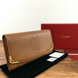 カルティエ(Cartier)の未使用品 Cartier 長財布 L3000815 ブラウン マルチェロ 367(財布)