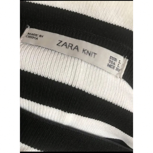 ZARA(ザラ)のZARA ボーダー レディースのトップス(カットソー(半袖/袖なし))の商品写真