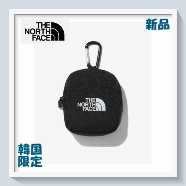 THE NORTH FACE(ザノースフェイス)の【韓国限定】ザ・ノースフェイス ホワイトレーベル ミニポーチ 黒 レディースのファッション小物(コインケース)の商品写真