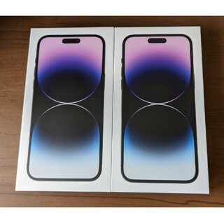 iPhone - iPhone 14 pro max 256GB ディープパープル 2台の通販 by ...