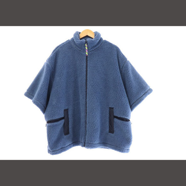 イズネス is-ness 22AW ボア フリース 半袖 Tシャツ ジャケット○-www
