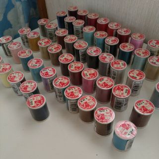 在庫品】 カナガワ 旭化成 レオナ66 ニット用ミシン糸 56個の通販 by