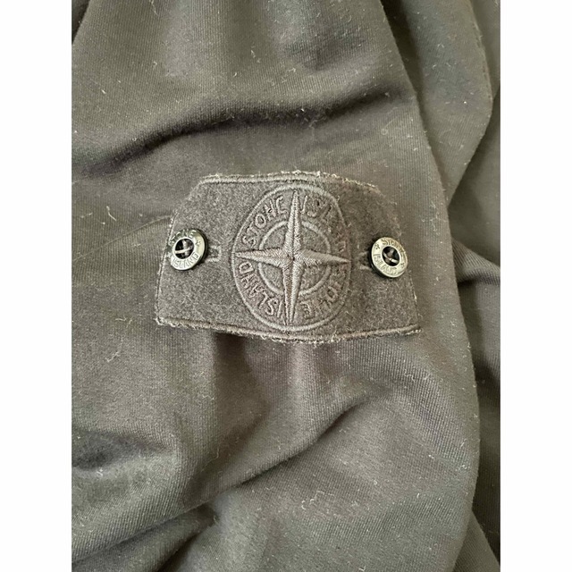 stone island スウェット　カットソー　タグ、パッチブラック　M