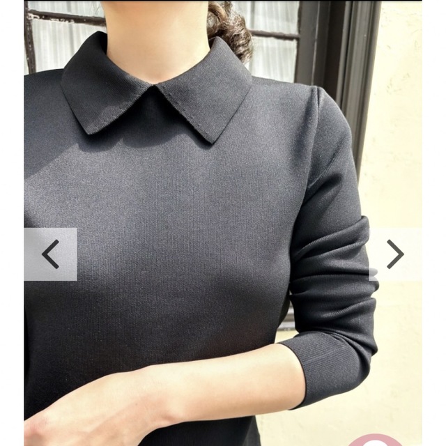 BIRTHDAY BASH(バースデーバッシュ)のbirthdaybash NTNT KNIT COLLARED DRESS レディースのワンピース(ロングワンピース/マキシワンピース)の商品写真