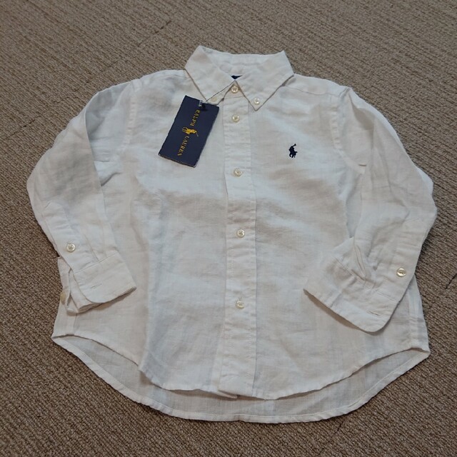 Ralph Lauren(ラルフローレン)の新品未使用 ラルフローレンシャツ 3T 100cm キッズ/ベビー/マタニティのキッズ服男の子用(90cm~)(ブラウス)の商品写真