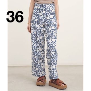 アパルトモンドゥーズィエムクラス(L'Appartement DEUXIEME CLASSE)の新品☆ エスゼットブロックプリントDISCO PANTS(カジュアルパンツ)