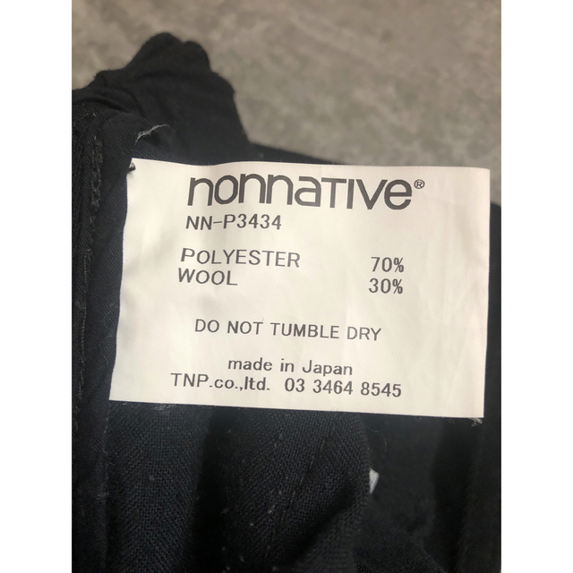 nonnative - MANAGER EASY PT RELAX FIT P/W TWILLの通販 by チュウ太