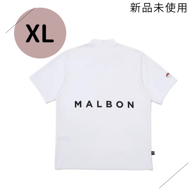 Malbongolf マルボンゴルフ モックネック Tシャツ 黒 ブラック XL