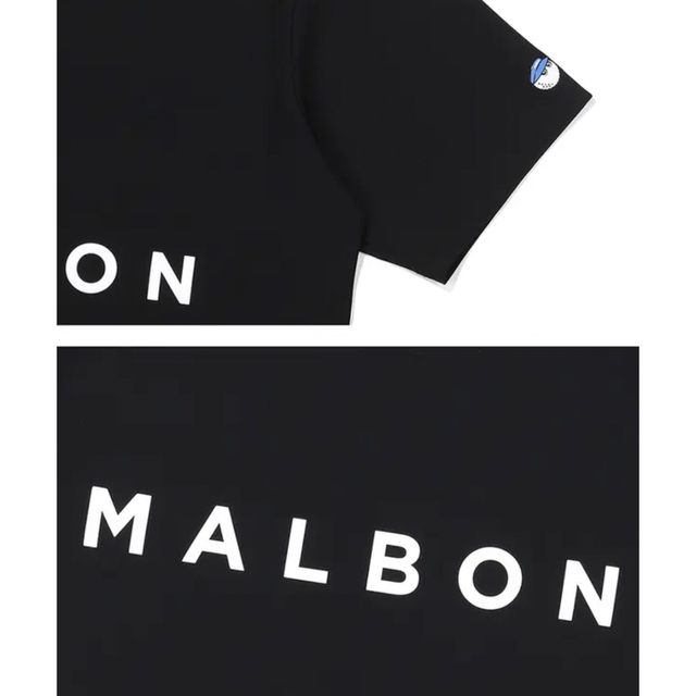 Malbongolf マルボンゴルフ モックネック Tシャツ 黒 ブラック XL