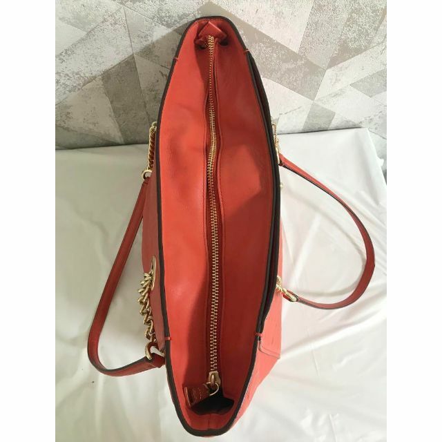 【良品】COACH コーチ 577321 シグネチャー レザー トートバッグ