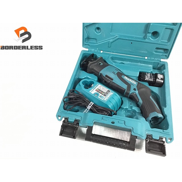 ☆比較的綺麗☆makita マキタ 10.8V 充電式レシプロソー JR101DW 1.3Ahバッテリー1個(BL1013) 充電器(DC10WA) ケース付 68258