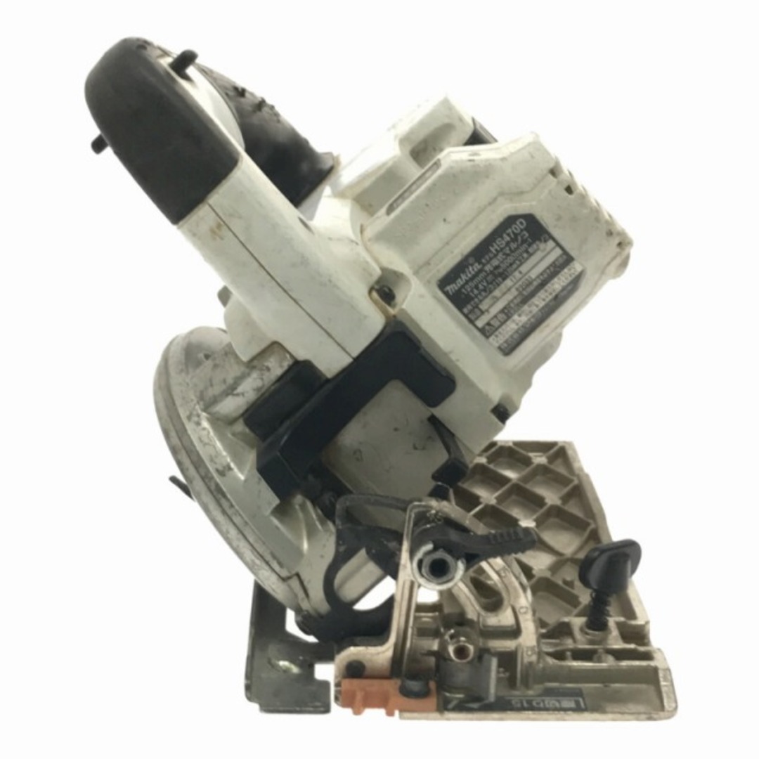 Makita(マキタ)の☆中古品☆makita マキタ 14.4V 充電式マルノコ HS470D 白 バッテリー1個(14.4V 3.0Ah)付き コードレス 丸のこ 丸ノコ 切断機 71864 自動車/バイクのバイク(工具)の商品写真