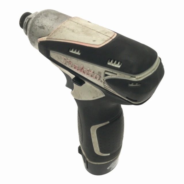 Makita(マキタ)の☆中古品☆makita マキタ 10.8V 充電式インパクトドライバ TD090DWXW 白 バッテリー2個(1.3Ah) 充電器 ケース付 72006 自動車/バイクのバイク(工具)の商品写真