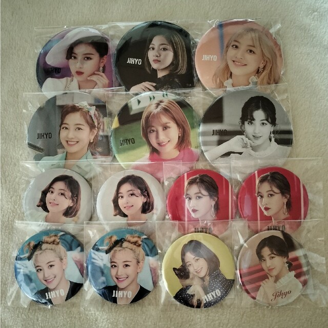 TWICE ジヒョ 缶バッジ