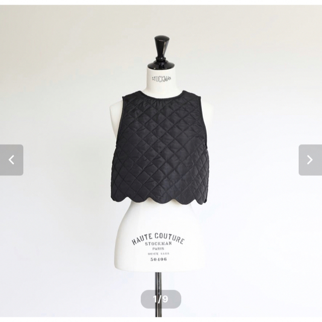 Gypsohila♡Scallop Quilt Vest