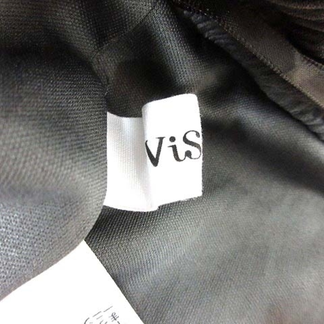 ViS(ヴィス)のViS パンツ オールインワン サロペット ハーフジップ M チャコールグレー レディースのパンツ(サロペット/オーバーオール)の商品写真